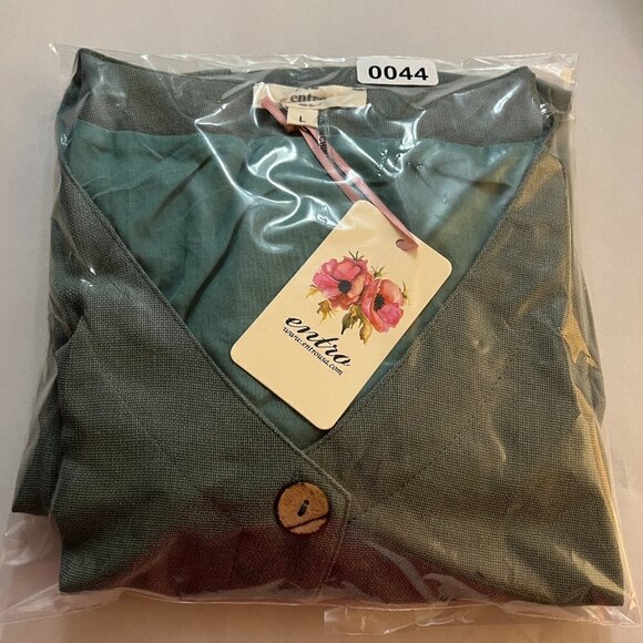 ENTRO Swing Dress Ruffle Hem Sleeveless Dress NWT - Picture 10 of 10